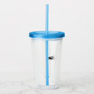 Fly Buddy blue acrylic tumbler