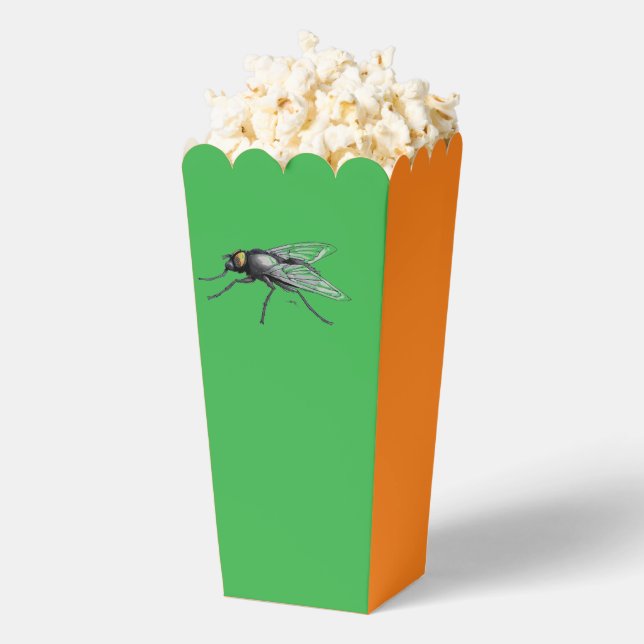 Fly Buddy giant fly green and orange popcorn boxes (Popped)