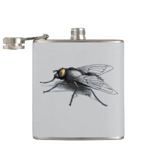 Fly Buddy giant fly grey wrapped flask