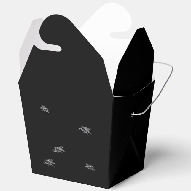 Fly Buddy many flies black take out box (Open)