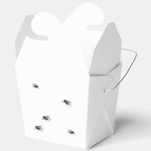 Fly Buddy many flies white take out box
