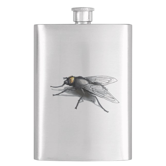 Fly Buddy stainless steel flask (Front)