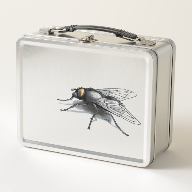 Fly Buddy stainless steel lunchbox (Front)