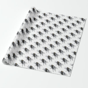 Fly Buddy white matte wrapping paper