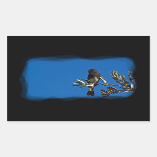 Fly Catcher Rectangular Sticker