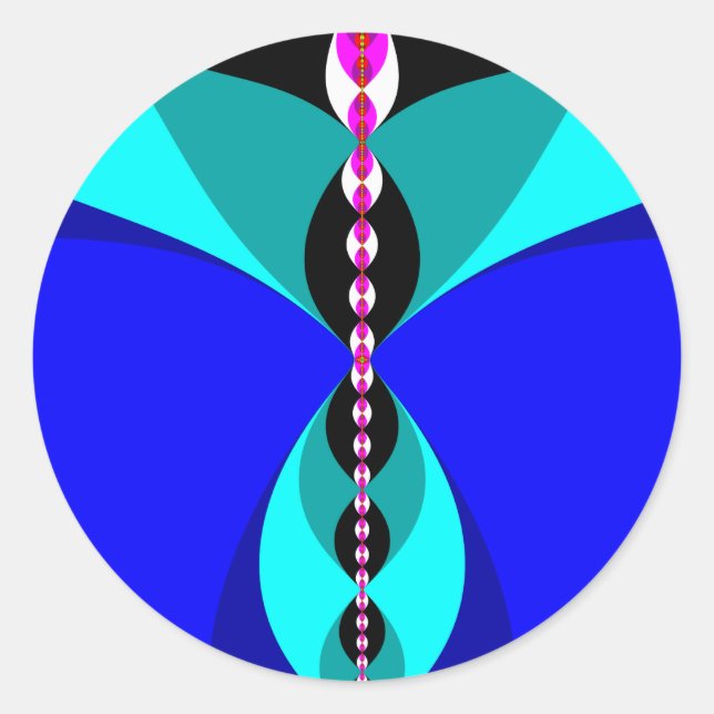 Fly Classic Round Sticker (Front)