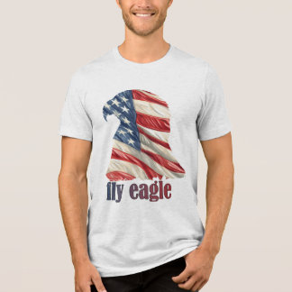 Fly Eagle – USA Pride Edition Tri-Blend Shirt