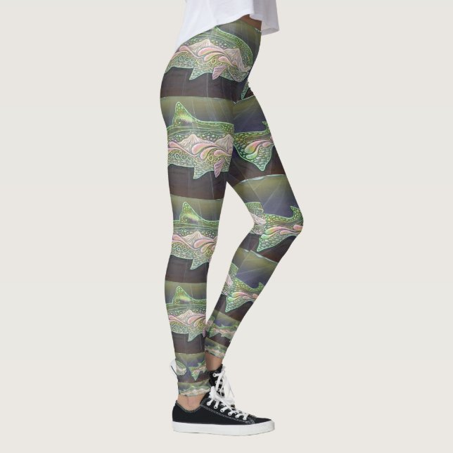 Fly Fish Leggings (Right)