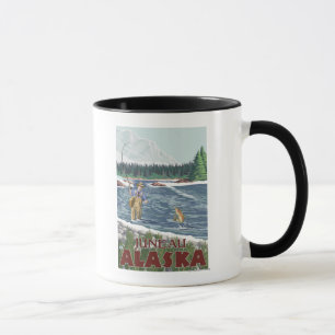 Fly Fisherman - Juneau, Alaska Mug