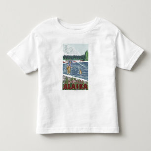 Fly Fisherman - Katmai, Alaska Toddler T-Shirt
