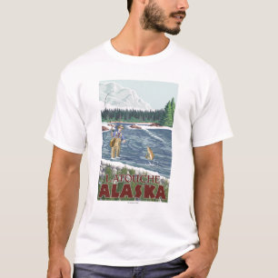 Fly Fisherman - Latouche, Alaska T-Shirt