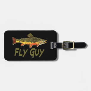 Fly Fisherman Luggage Tag
