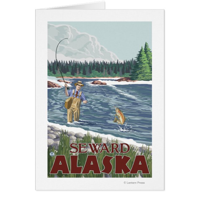 Fly Fisherman - Seward, Alaska (Front)