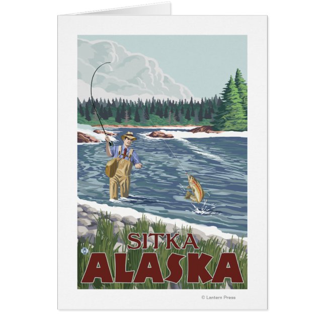 Fly Fisherman - Sitka, Alaska (Front)
