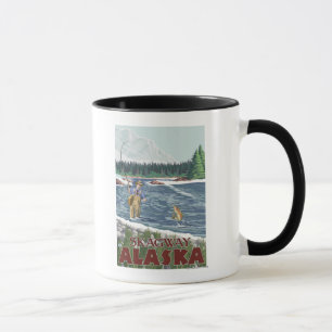 Fly Fisherman - Skagway, Alaska Mug