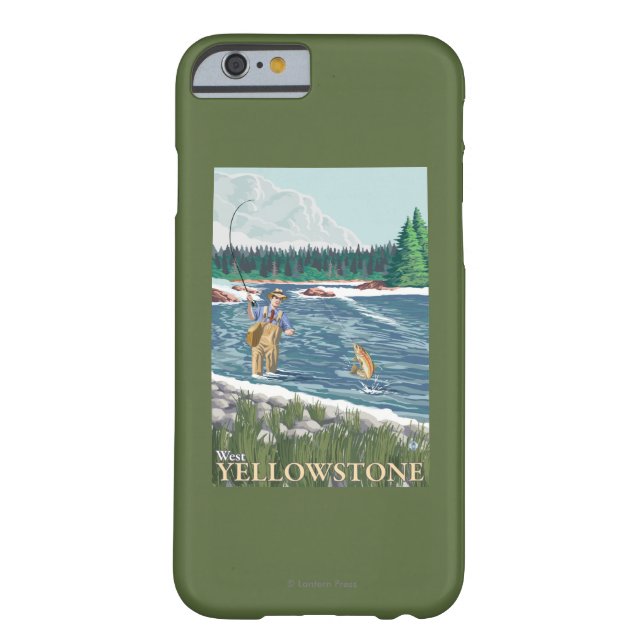 Fly Fisherman - West Yellowstone, Montana Case-Mate iPhone Case (Back)