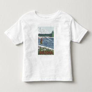 Fly FishermanArizona Toddler T-Shirt