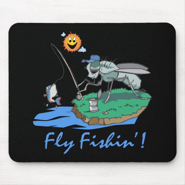 Fly Fishin' Mouse Mat (Front)
