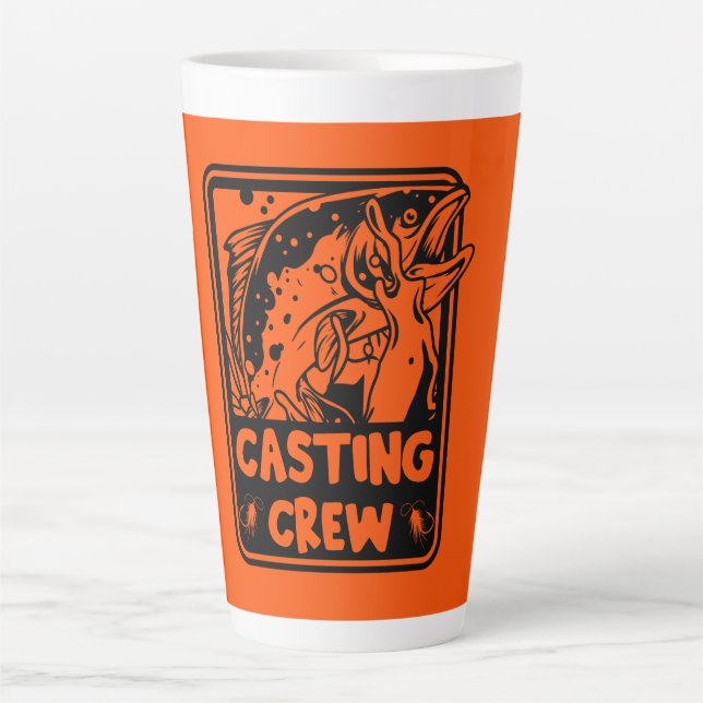 Fly Fishing Alaska Latte Mug (Front)
