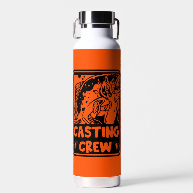 Fly Fishing Alaska Water Bottle (Front)