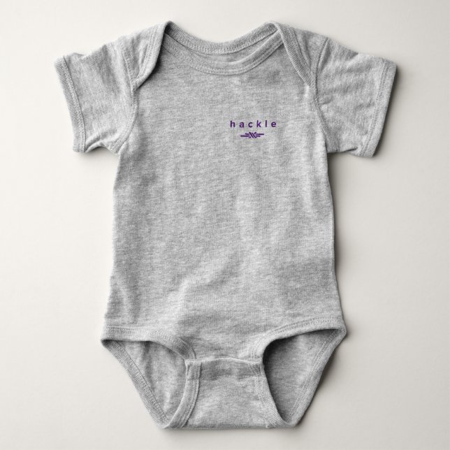 Fly Fishing Baby Romper Bodysuit (Front)