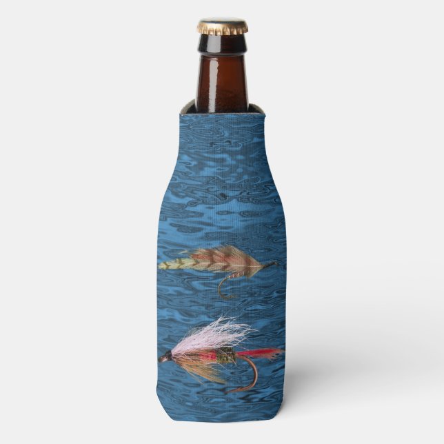 FLY FISHING BOTTLE COOLER (Bottle Front)