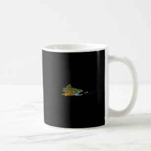 Fly Fishing Brook Trout Dry Fly Tying Fisherman  Coffee Mug