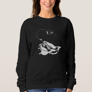 Fly Fishing Brown Trout Fisherman Flyfishing Fish Sweatshirt