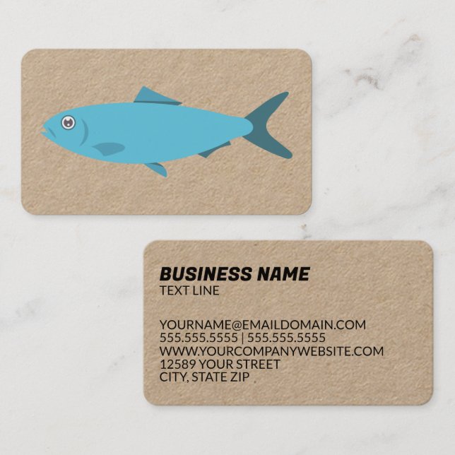 🐟 Fly Fishing Business Card (Front/Back)