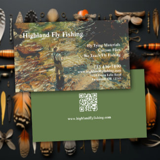Fly Fishing Business Card