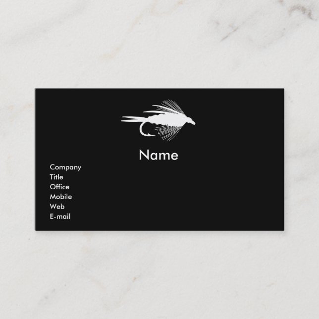 FLY FISHING - BUSINESS CARD (Front)