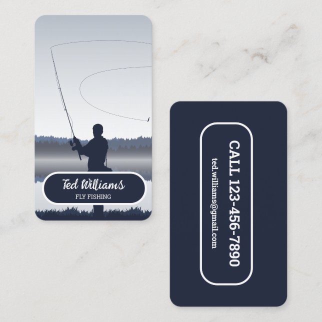 Fly Fishing Business Card (Front/Back)