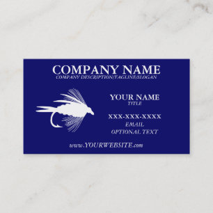 FLY FISHING - Business Card Template