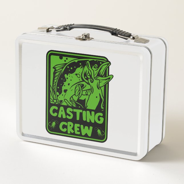 Fly Fishing Canada Metal Lunch Box (Front)