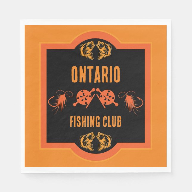Fly Fishing Canada Napkin (Front)