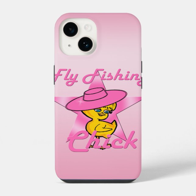 Fly Fishing Chick #8 iPhone Case (Back)