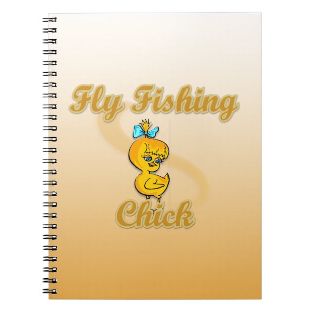 Fly Fishing Chick Notebook (Front)