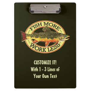 Fly Fishing Clipboard