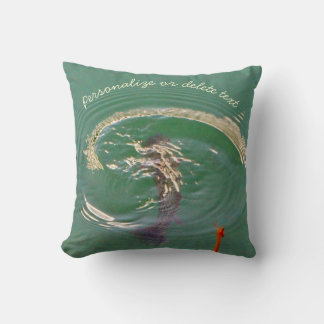 Fly Fishing Colourful Rainbow trout blues Cushion