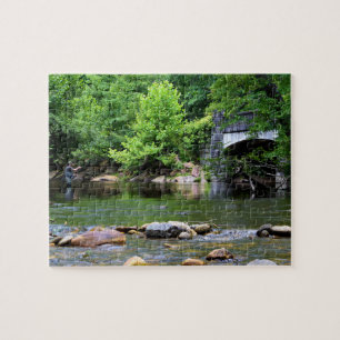 Fly Fishing Day Dream  -  8x10 Jigsaw Puzzle