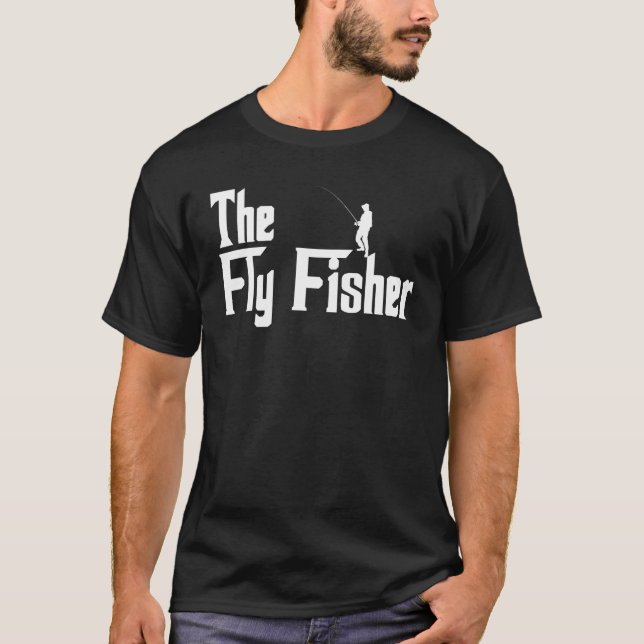 Fly Fishing Father Outdoor Sportsman Fisherman Mem T-Shirt (Front)