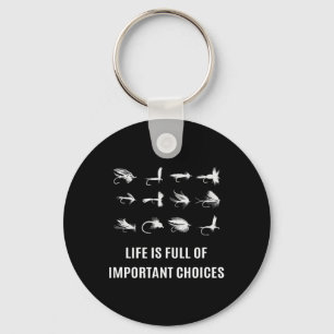 Fly Fishing Fisherman Angler Gift  Key Ring