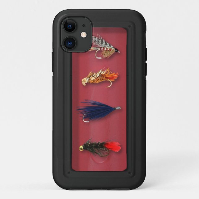 Fly Fishing flies Case-Mate iPhone Case (Back)