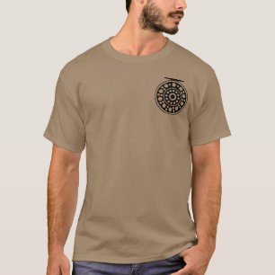 Fly Fishing Fly Reel Artwork for Anglers T-Shirt