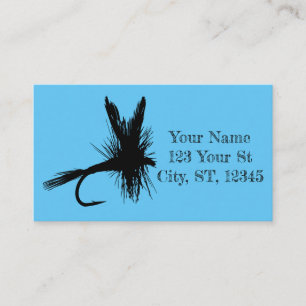 Fly Fishing Fly Thunder_Cove Business Card