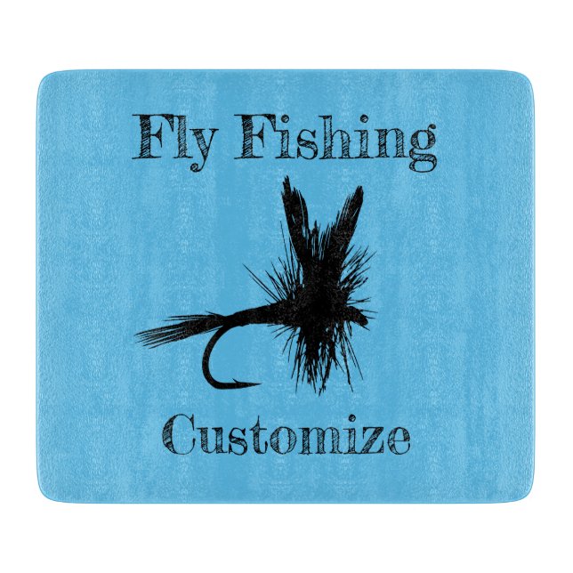 Fly Fishing Fly Thunder_Cove Cutting Board (Front)