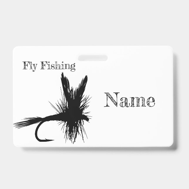 Fly Fishing Fly Thunder_Cove ID Badge (Front)