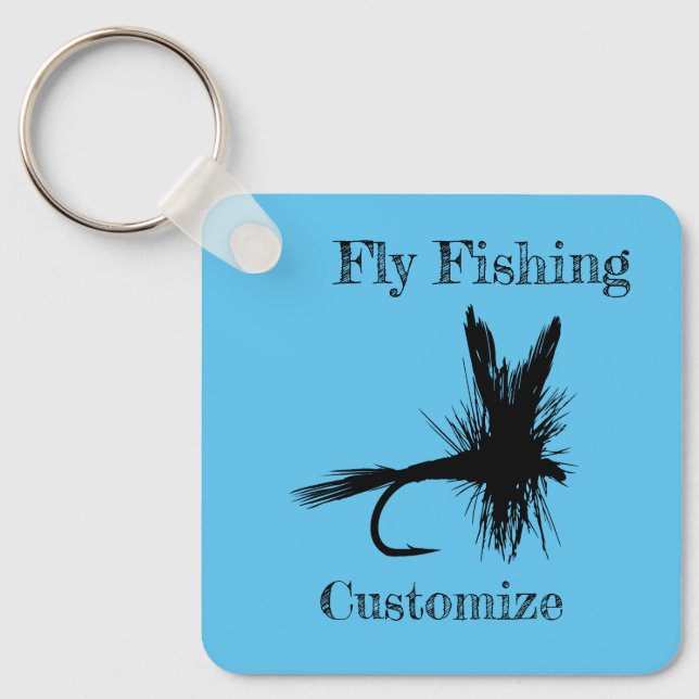 Fly Fishing Fly Thunder_Cove Key Ring (Front)