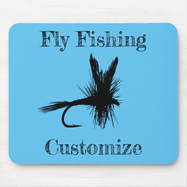 Fly Fishing Fly Thunder_Cove Mouse Mat (Front)