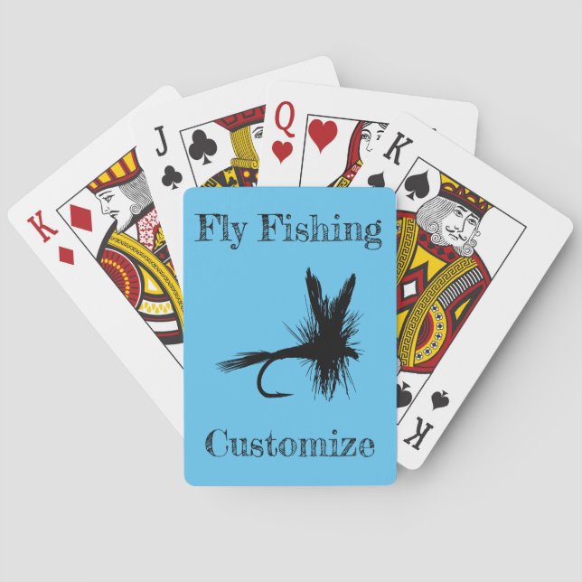 Fly Fishing Fly Thunder_Cove Playing Cards (Back)